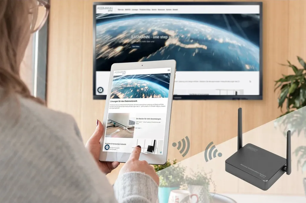 Sistem wireless prezantimi Digitus AV, HDMI, 4K, deri 50 m - 4