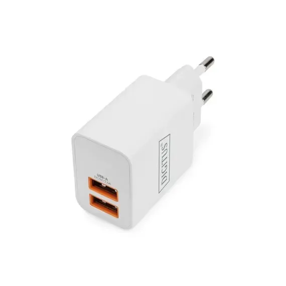 Mbushës Telefoni Digtus 2Xusba 15, 5W, Bardhë - 1