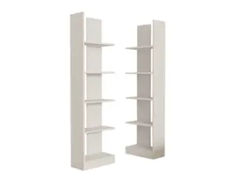 Librari / Raft Librash İkiz, bardhë