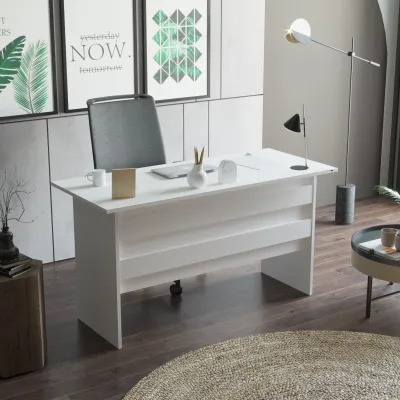 Set mobiljesh për zyre, ngjyrë e bardhë, Hanah Home, Vo15-W - 2