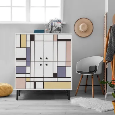 Dollap multifunksional Hanah Home, Multilüx Midia, ngjyra të përziera - 2