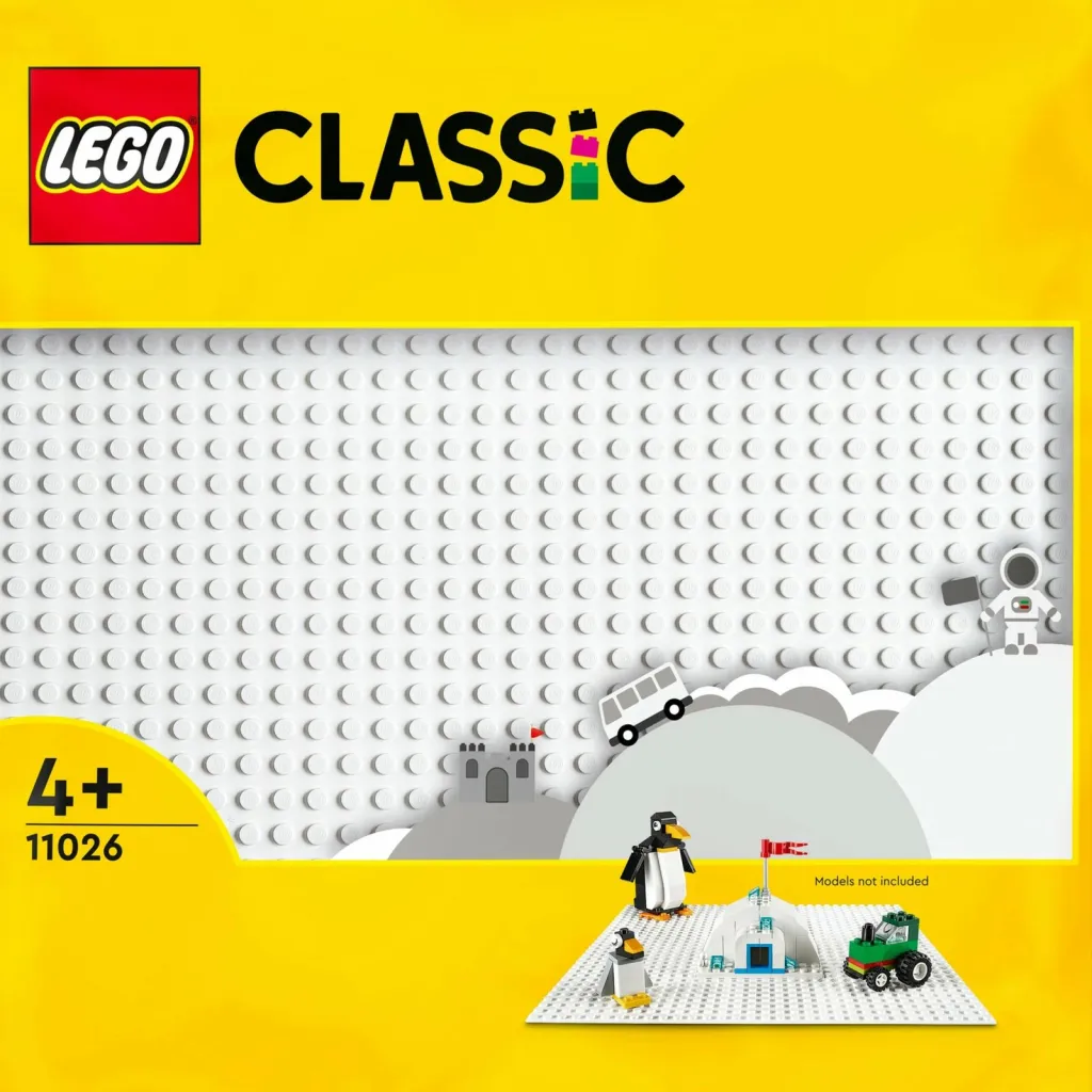 Pad ndërtimi LEGO® Classic 11026, 1 copë, i bardhë - 6