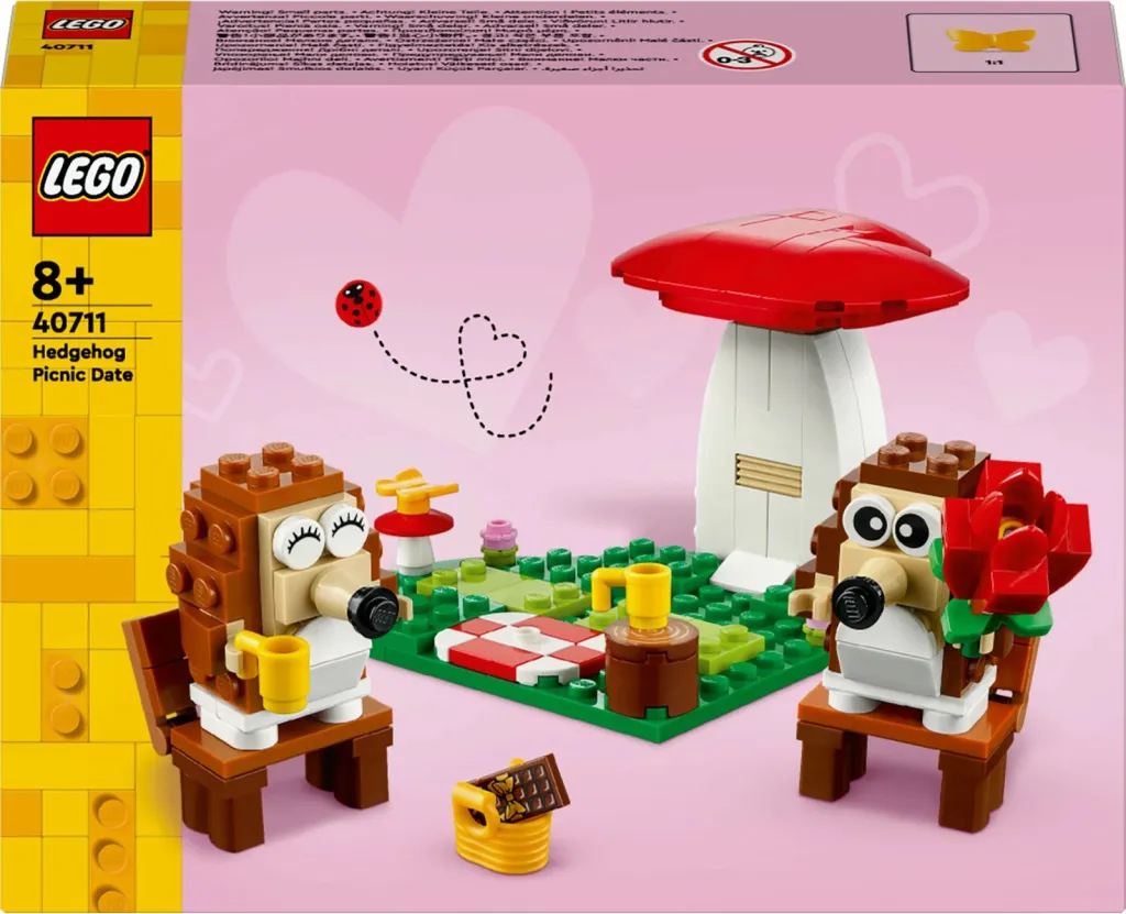 Set ndërtimi LEGO 40711, Igel und ihr Picknick-Date, shumëngjyrësh - 1