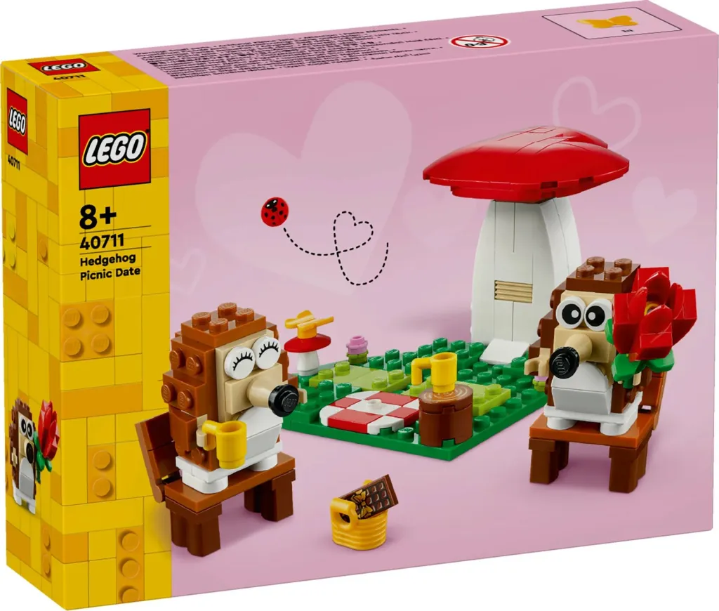 Set ndërtimi LEGO 40711, Igel und ihr Picknick-Date, shumëngjyrësh - 4