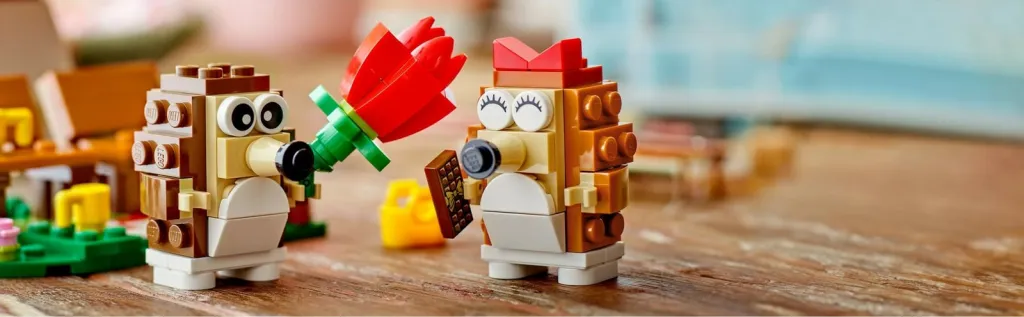 Set ndërtimi LEGO 40711, Igel und ihr Picknick-Date, shumëngjyrësh - 7