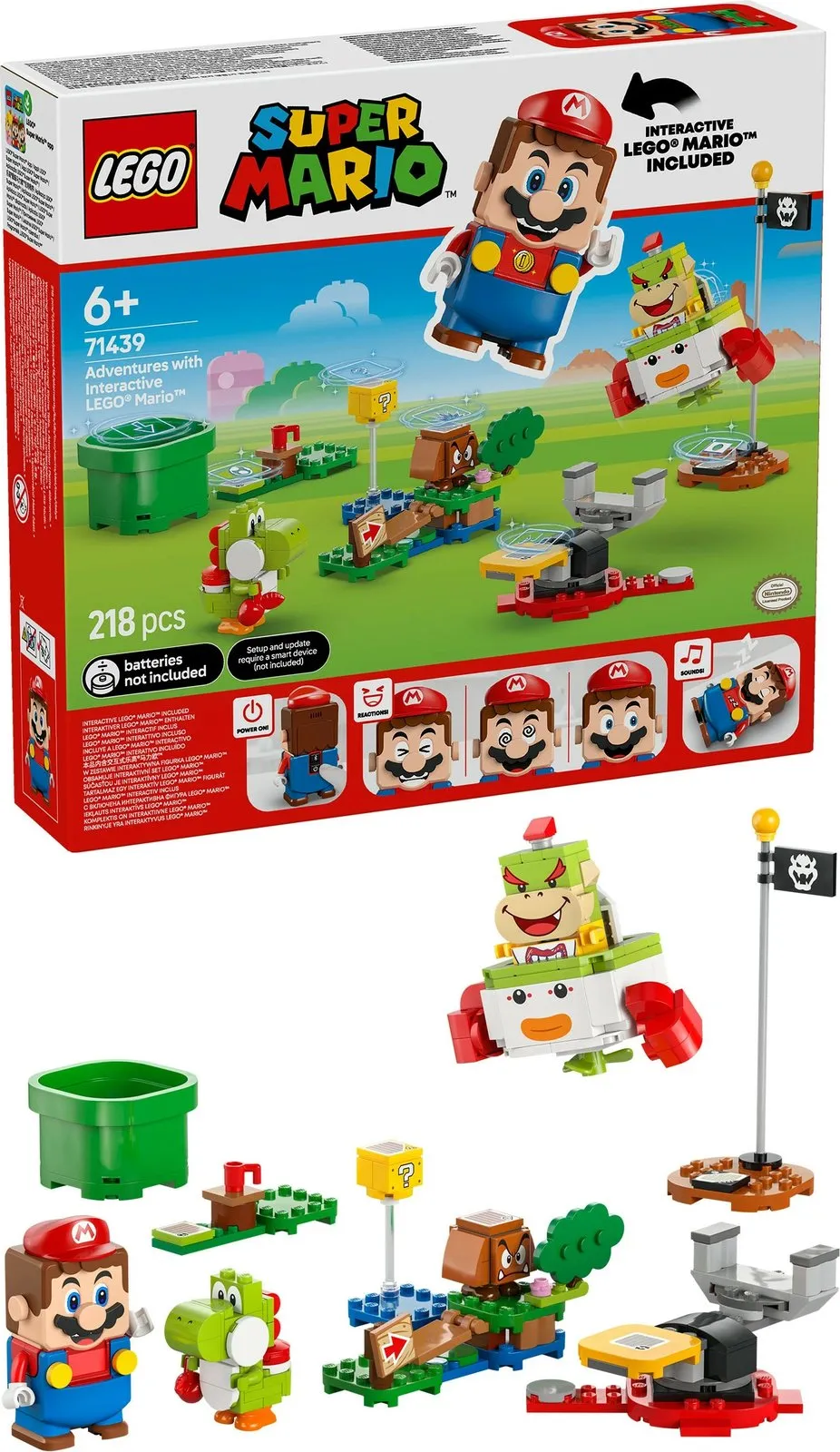 Set ndërtimi LEGO Super Mario 71439, 218 pjesë, multingjyrësh - 8
