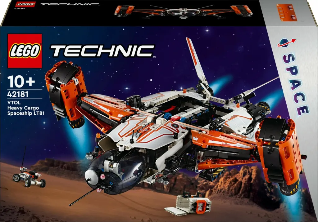 Set ndërtimi LEGO Technic 42181 VTOL Heavy Cargo Spaceship LT81, shumëngjyrësh - 1
