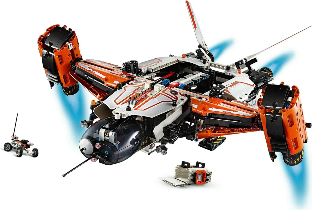 Set ndërtimi LEGO Technic 42181 VTOL Heavy Cargo Spaceship LT81, shumëngjyrësh - 6