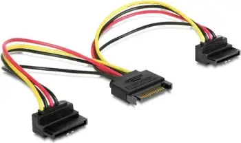 Kabllo Gembird CABLEXPERT, SATA në 2x SATA 90°, 15cm