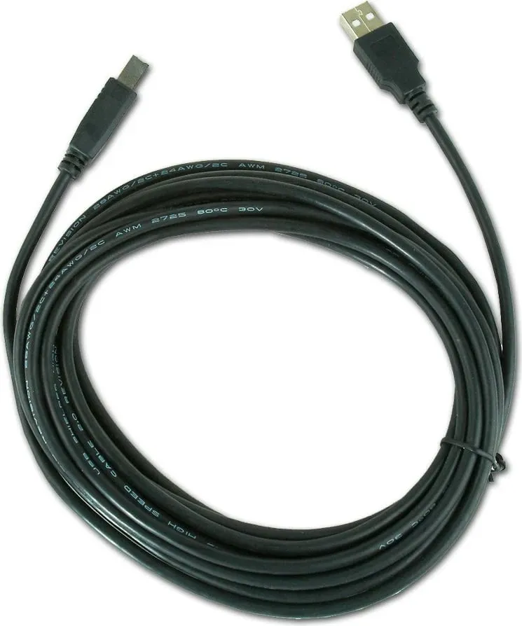Kabllo Gembird CABLEXPERT USB A-B 4,5m 2.0 HQ, e zezë - 4