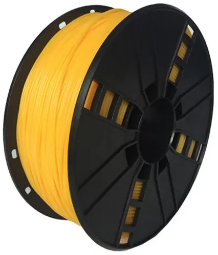 Filament për printim 3D Gembird, fleksibile, 1,75mm, 1kg, e verdhë - 1