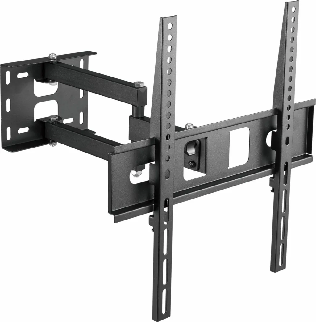 Mbajtëse muri për TV Gembird WM-55ST-03, 32"-55", VESA 400x400, e zezë - 1