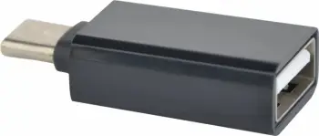 Përshtatës Gembird USB-C to USB, i zi