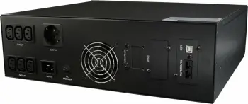 UPS Gembird EG-UPSRACK-12, 2000 VA, për rack, e zezë