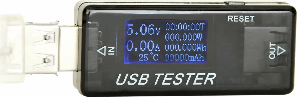 Matës energjie USB Gembird EG-EMU-03, Quick Charge, i zi - 4