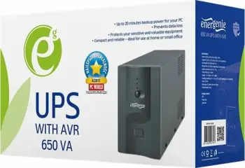 UPS Gembird UPS-PC-652A, 650 VA, Power Cube, i zi