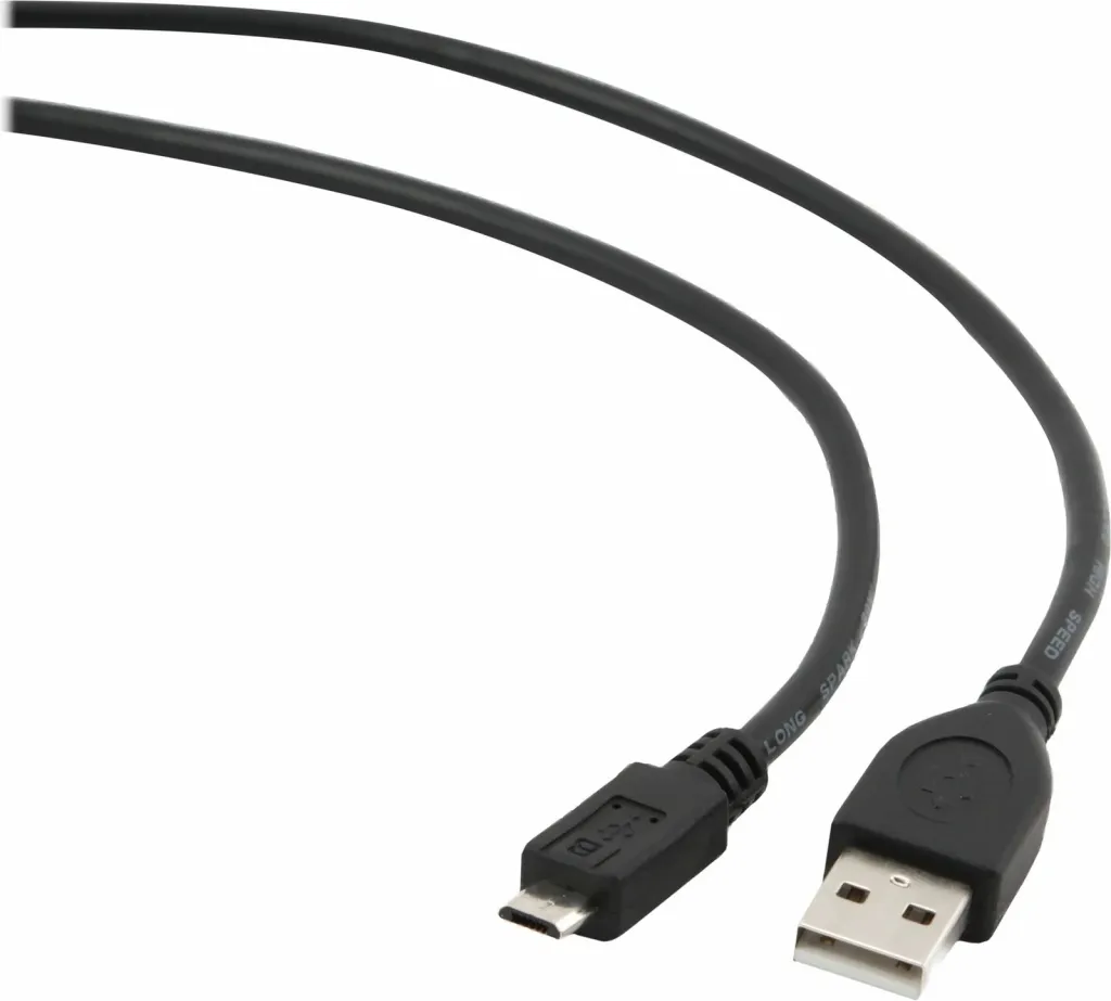 Kabllo Gembird, Micro-USB B / USB A, 1 m, e zezë - 2