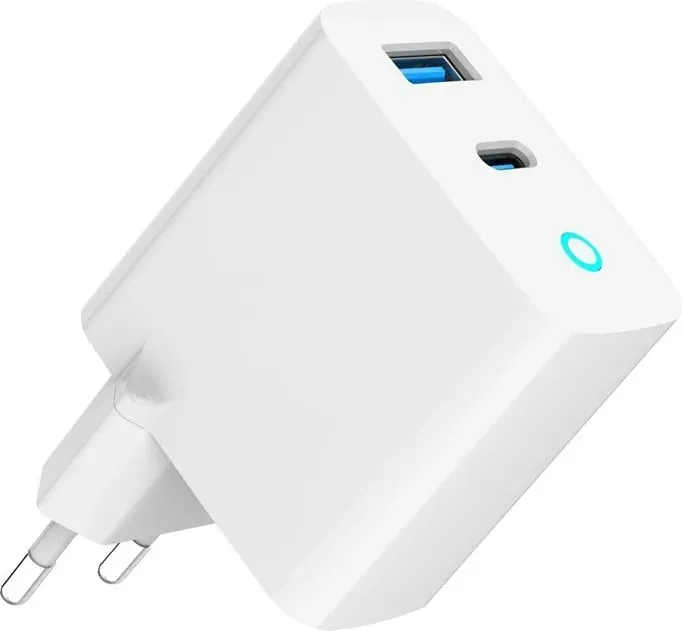 Karikues universal Gembird TA-UC-PDQC45L-W-01, Fast Charge 45W, i bardhë - 4