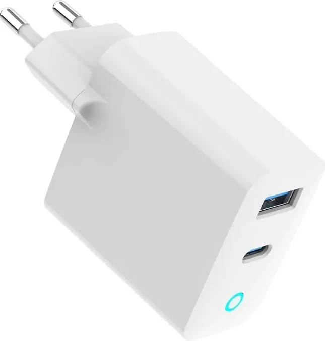Karikues universal Gembird TA-UC-PDQC45L-W-01, Fast Charge 45W, i bardhë - 7