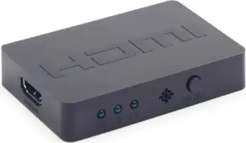 Ndërprerës Gembird, 3x HDMI - 1x HDMI, i zi