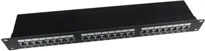 Patch panel Gembird, 19", 1U 24x RJ-45, cat.5E (NPP-C524-002) - 1
