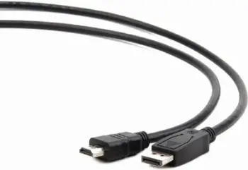 Kabllo Gembird (CC-DP-HDMI-5M), DisplayPort - HDMI, 5m, i zi