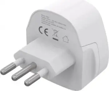 Adapter udhëtimi Gembird World to Italy, prizë 3 pina, 100 250V, i bardhë