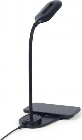 Llampë tavoline Gembird TA-WPC10-LED-01, e zezë