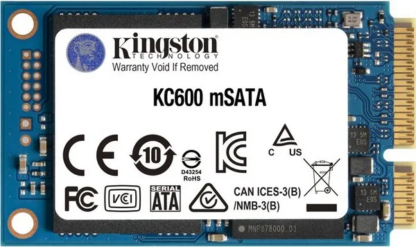 Disk SSD Kingston KC600, mSATA - 256GB, II - 2