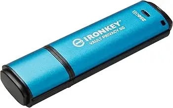 USB flash Kingston IronKey Vault Privacy 50C 256GB USB-C, kaltër