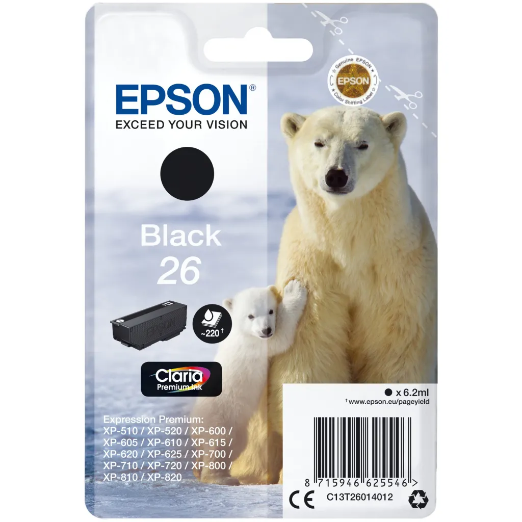 INK Epson C13T26014012 Cartridge – Zezë - 1