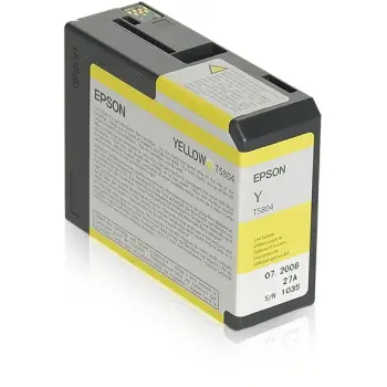 Bojë Epson Hummingbird T0804, Pigment, 7.4 ml, Verdhë