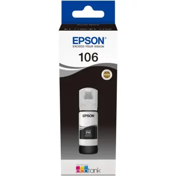 Ngjyrë Epson 106 EcoTank Photo, e zezë