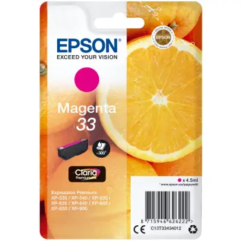 Ngjyrë Epson Claria Premium Ink, për printer Expression Premium XP-530/XP-630/XP-900, 300 faqe, Magenta