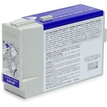 Toner Epson SJIC15P(CMY), për ColorWorks C3400 dhe TM-C610, Cyan, Magenta, Yellow