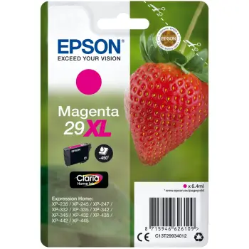 INK Epson 29XL deri në kapacitet të lartë sipas ISO/IEC 24711 – Rozë
