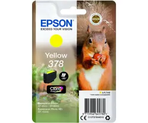 Ngjyrë printeri EPSON Singlepack 378 Claria Photo HD, e verdhë