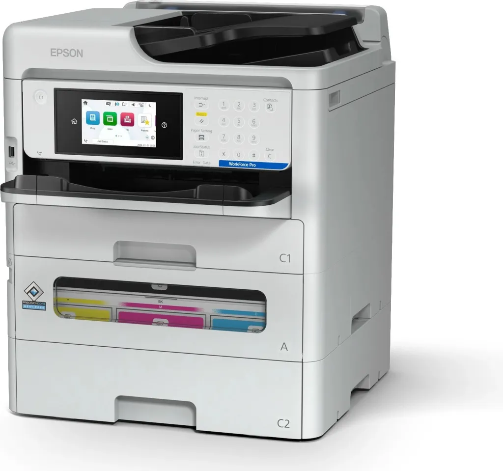 Printer multifunksional Epson WorkForce Pro EM-C800RDWF, inkjet, A4, i bardhë - 3