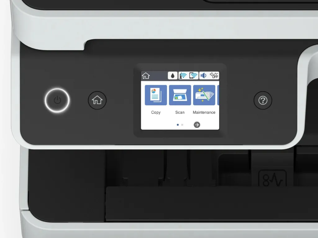 Printer Epson EcoTank ET-5150, Inkjet, A4, Wi-Fi, Touchscreen, zi/bardhë - 2