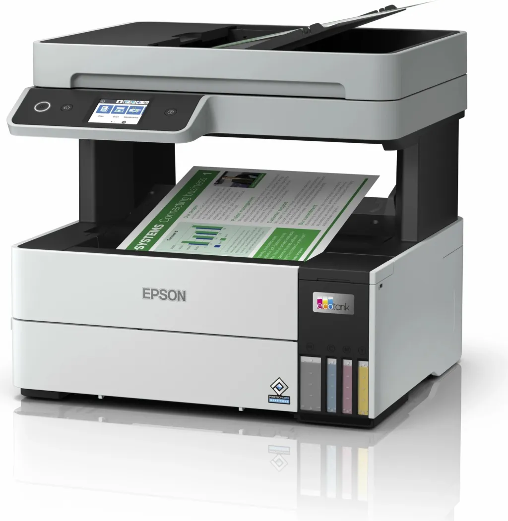 Printer Epson EcoTank ET-5150, Inkjet, A4, Wi-Fi, Touchscreen, zi/bardhë - 8