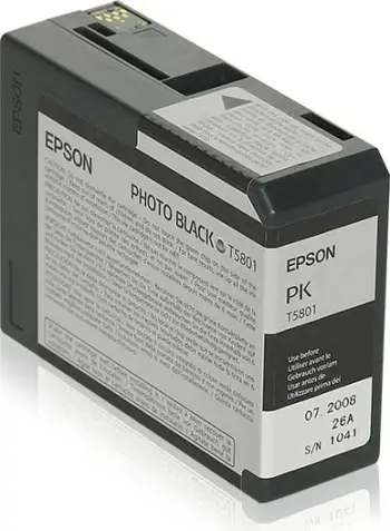 Toner Epson T580100, Photo black, 80 ml, për Stylus Pro 3800/3880