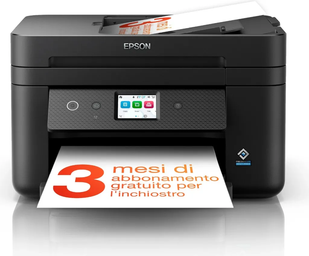 Printer multifunksional Epson WorkForce WF-2960, Wi-Fi, Ethernet, ADF, ngjyrë e zezë - 1