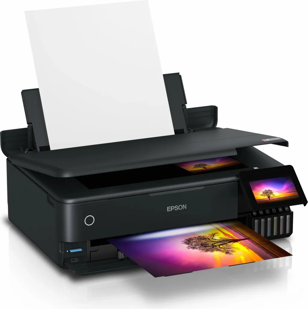 Printer multifunksional Epson EcoTank ET-8550, A3, Wi-Fi, ekran me prekje, i zi - 4