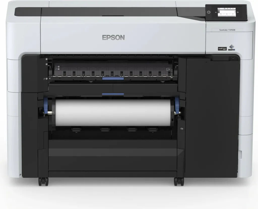 Printer Epson SureColor SC-T3700E, Inkjet, A1, 4096MB, 6 ngjyra, zi/bardhë - 1