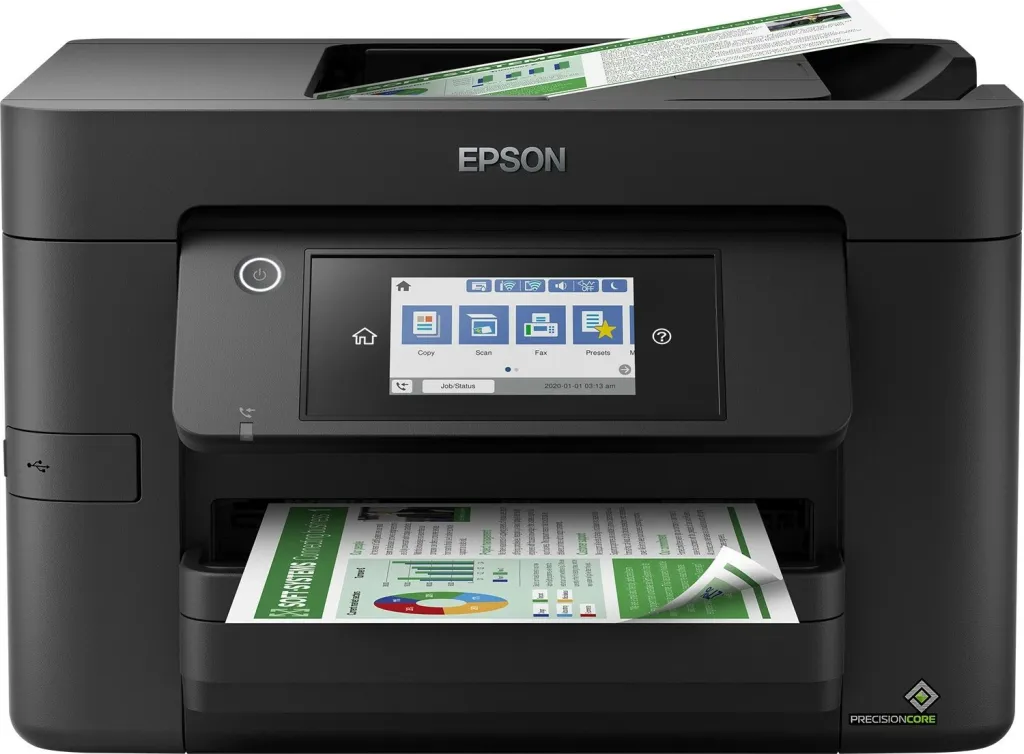 Printer multifunksional Epson WorkForce Pro WF-4820DWF, inkjet, A4, Wi-Fi, i zi - 1