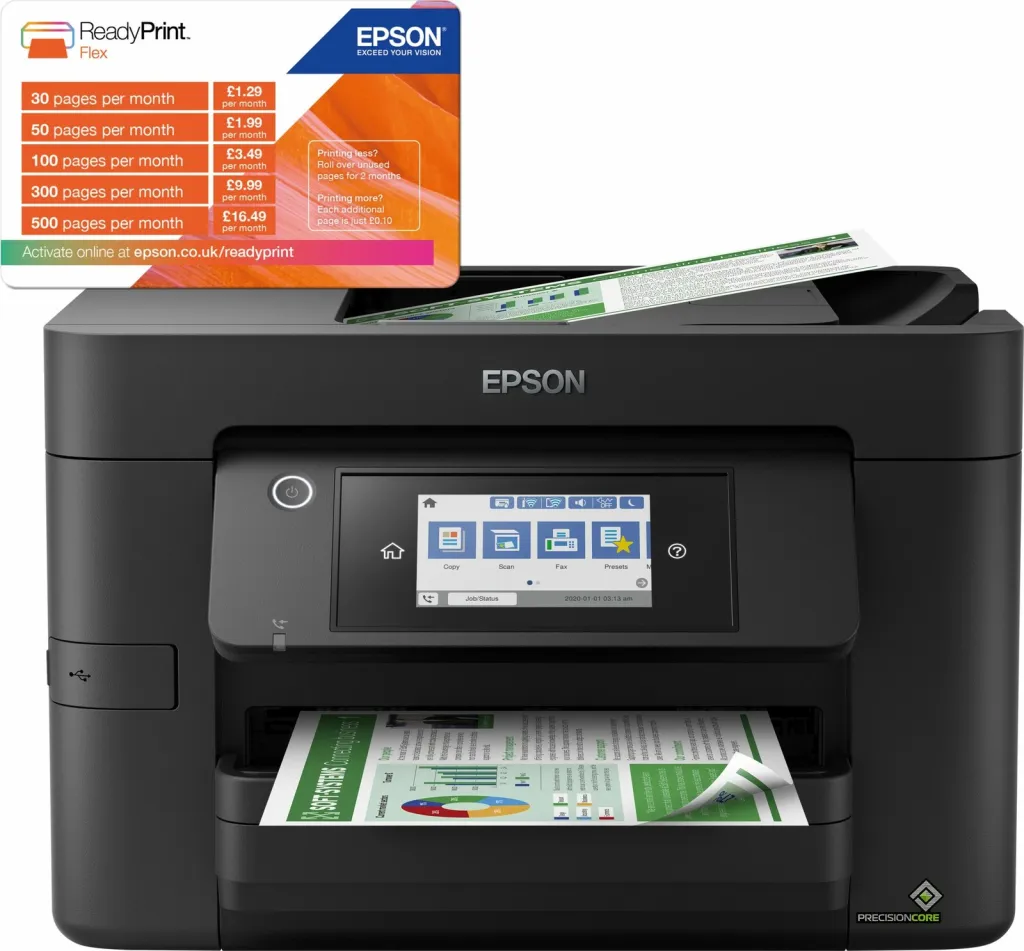Printer multifunksional Epson WorkForce Pro WF-4820DWF, inkjet, A4, Wi-Fi, i zi - 4