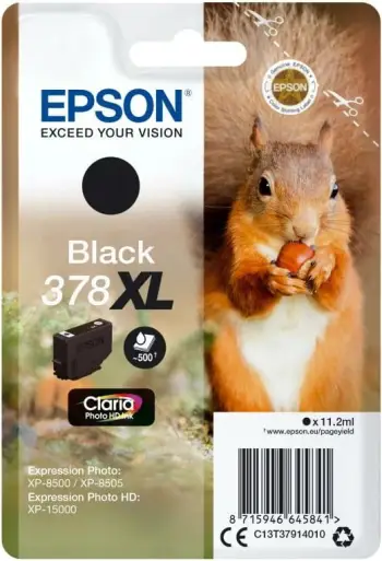 Patron boje, Epson, 378XL (C13T37914020), Claria Photo HD XL, e zezë