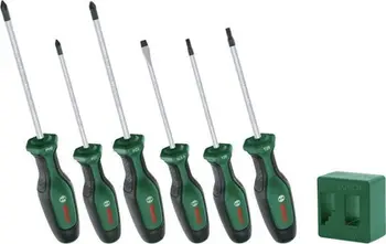 Set kaçavidash Bosch 1600A02W7L, 6 pjesë, me magnetizues, shumëngjyrësh