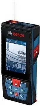 Matës distance me lazer Bosch GLM 150-27 C, me ekran IPS, Bluetooth, blu