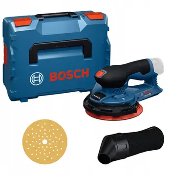 Lëmues orbital pa kabllo Bosch Professional GEX 12V 150, 12V, 3 mm orbitë, blu